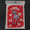 Weimaraner Happy Valentine's Day Greeting Cards Pack of 8 Blank Cards with Envelopes Whimsical A7 Size 5x7 Blank Note Cards