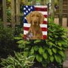Silver Gray Weimaraner American Flag Garden Flag Mailbox Decorative Yard Banner Outside Patio Artwork for Flower Beds, Garden Size, Multicolor