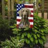 Weimaraner American Flag Garden Flag Mailbox Decorative Yard Banner Outside Patio Artwork for Flower Beds, Garden Size, Multicolor