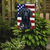 Blue Weimaraner American Flag Garden Flag Mailbox Decorative Yard Banner Outside Patio Artwork for Flower Beds, Garden Size, Multicolor