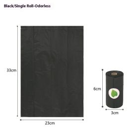 EPI Environmentally Friendly Degradable Pet Garbage Bag (Option: Black Single Volumes-Tasteless)